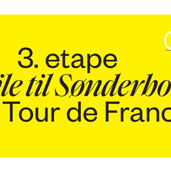 Tour de France foldekort forside