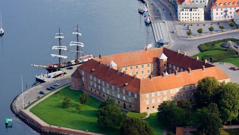 Sønderborg Slot fra luften