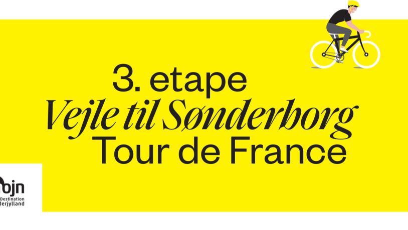 Tour de France foldekort forside