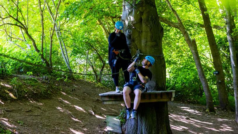 Klatring i High Park Sønderjylland