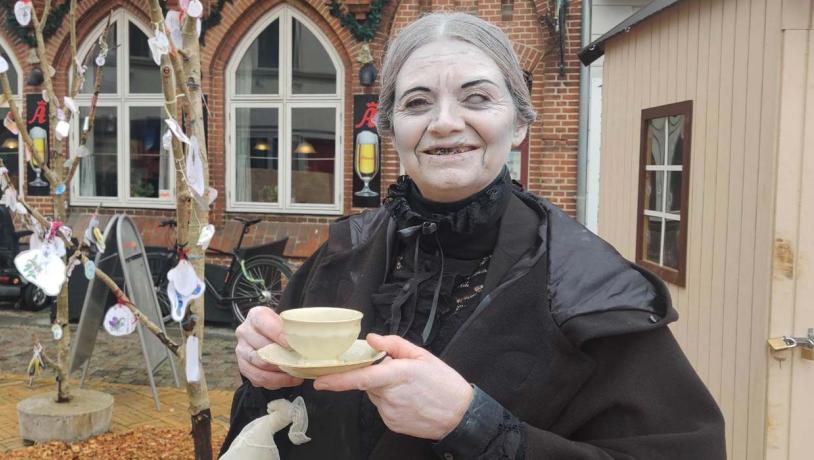 Jomfru Fanny til Halloween i Aabenraa
