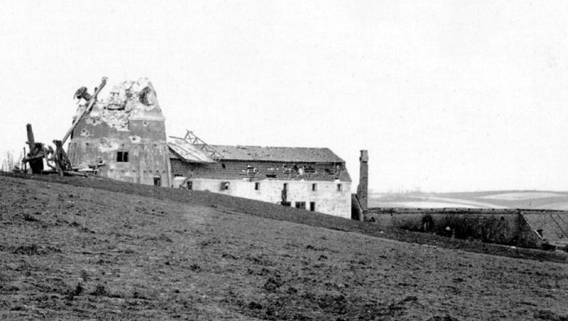 1864: Dybbøl Mølle skudt i grus 10. april 1864