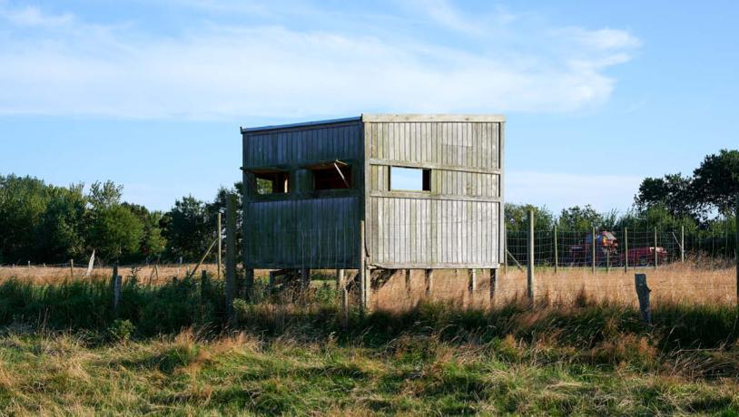 Fuglekiggerhus ved Hartsø