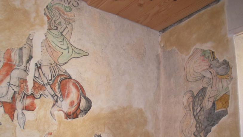 Kalkmaleri fra 1600-tallet i Von Oberbergs Hus, Haderslev