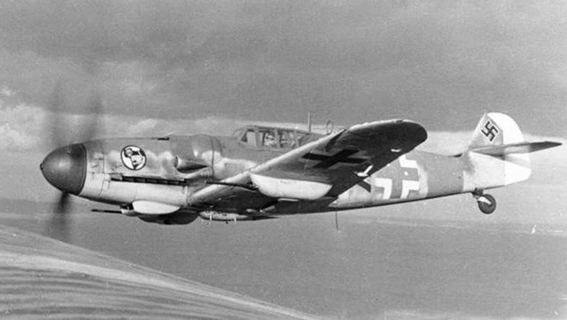 Bf 109 Messerschmitt i luften under 2. Verdenskrig