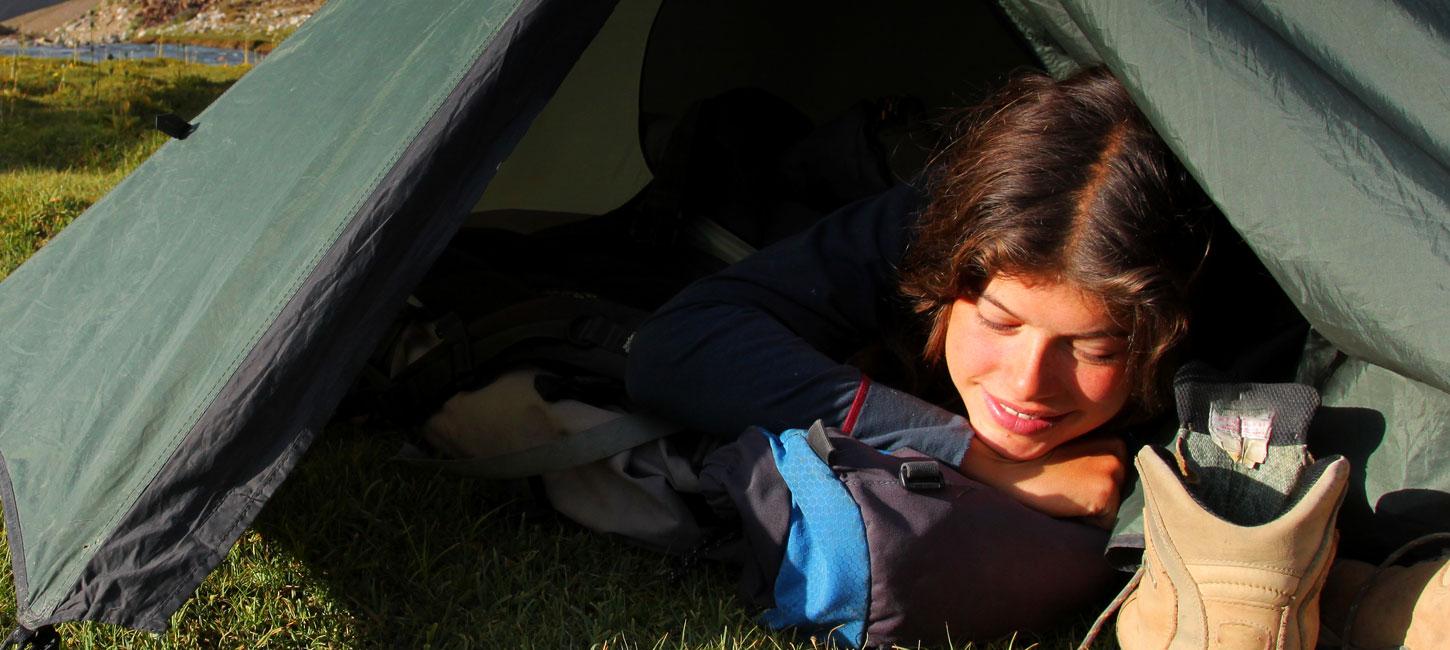 Camping i telt