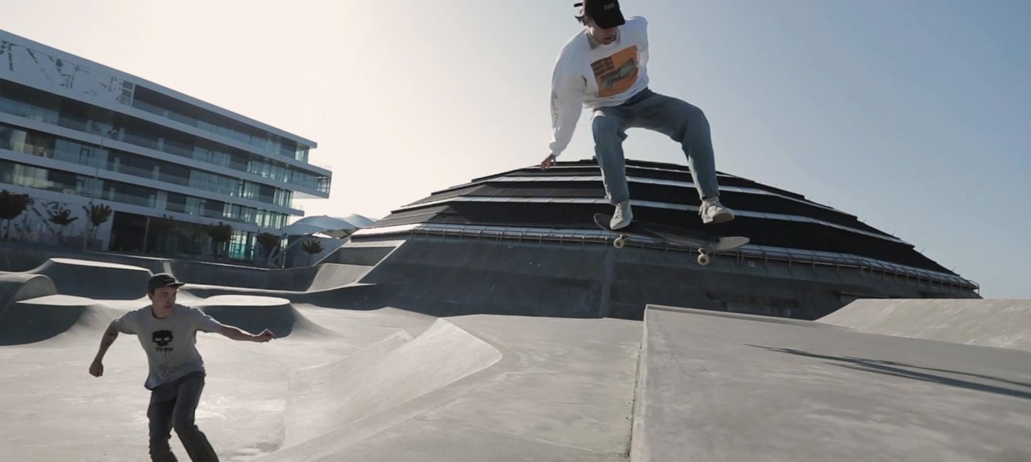 Skateboardere ved Streetdome i Haderslev