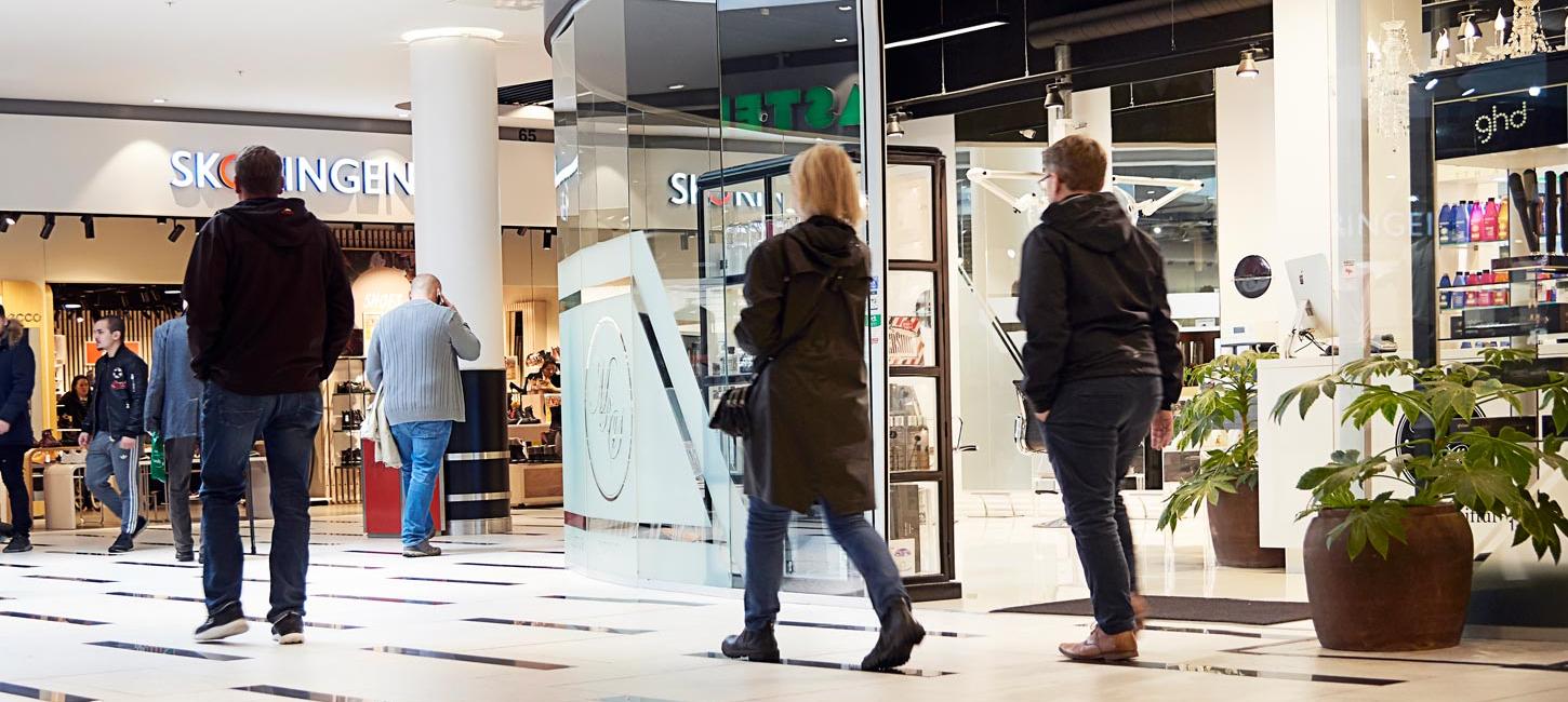 Butikker i Borgen Shopping i Sønderborg