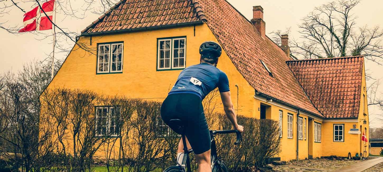 DeTour i Sønderjylland - cyklist på vej