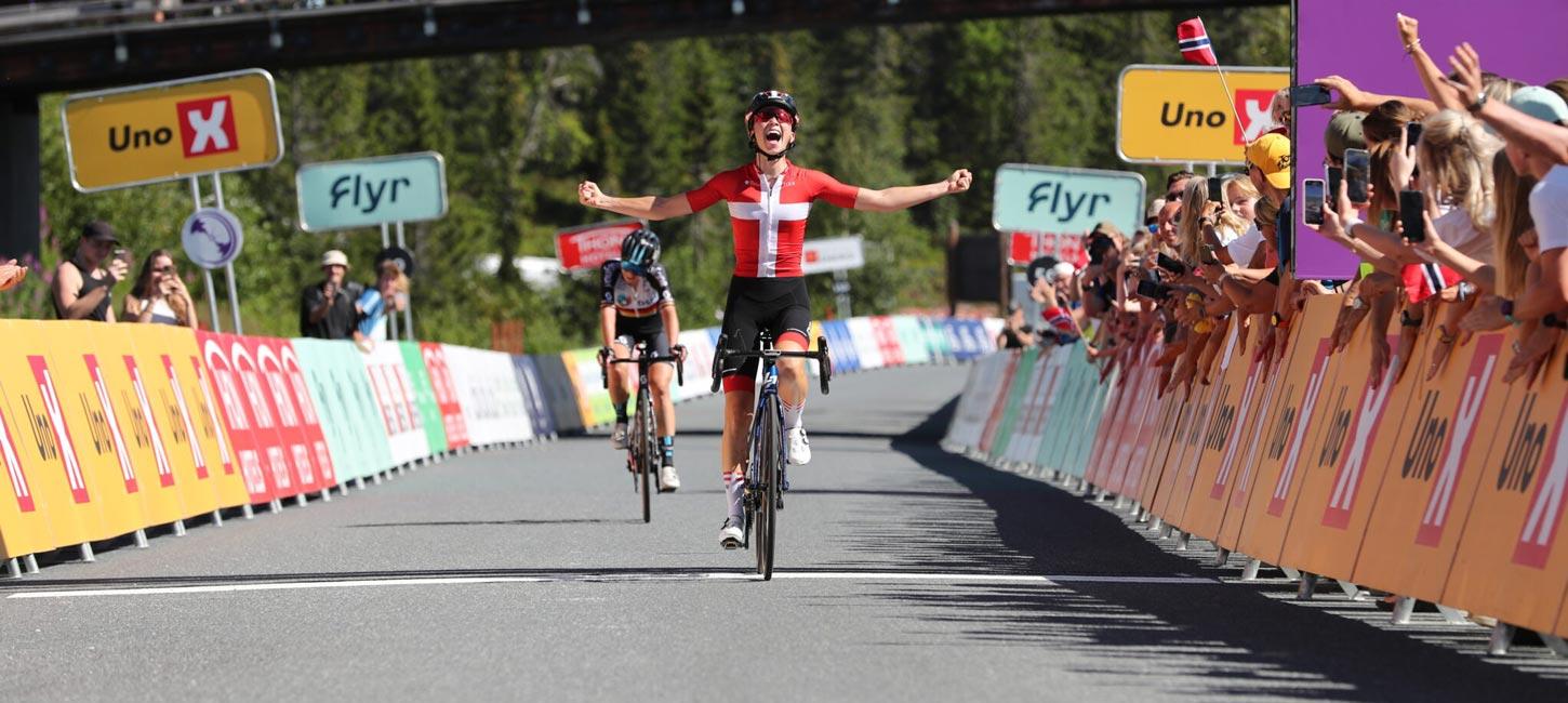 Cecilie Uttrup Ludwig vinder 5. etape af Tour of Scandinavia 2022