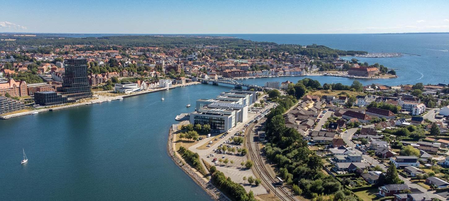 Sønderborg deles af Als Sund