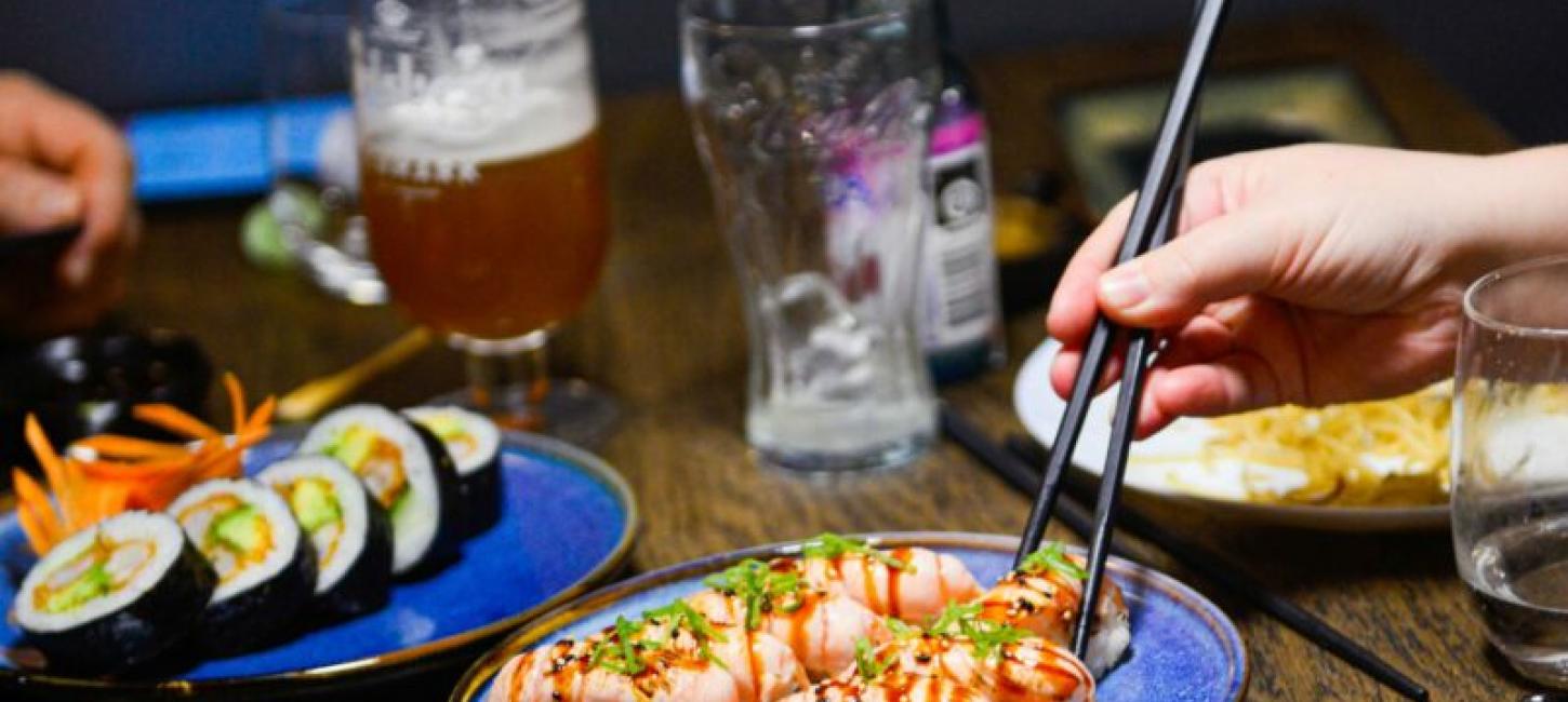 Nyd Sushi fra Hama Sushi i Haderslev.