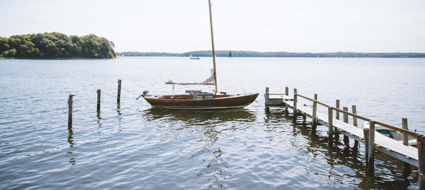 Båd ved Kollund i Flensborg Fjord