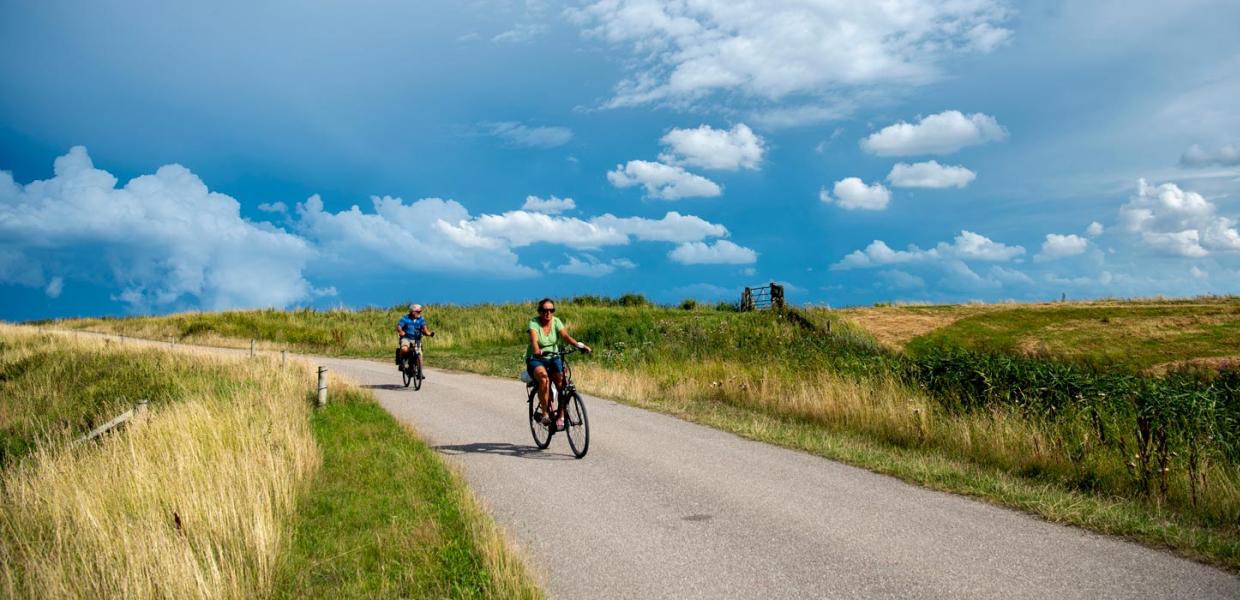 Cyklister på Vestkystruten
