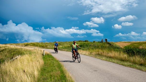 Cyklister på Vestkystruten