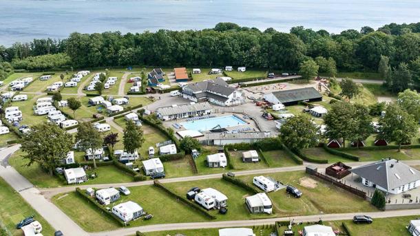 First Camp Frigård fra luften