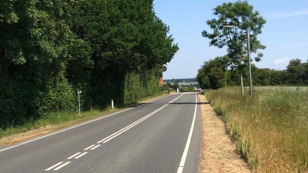 Vejen mellem Hejlsminde og Anslet - Tour of Scandinavia spot 2023