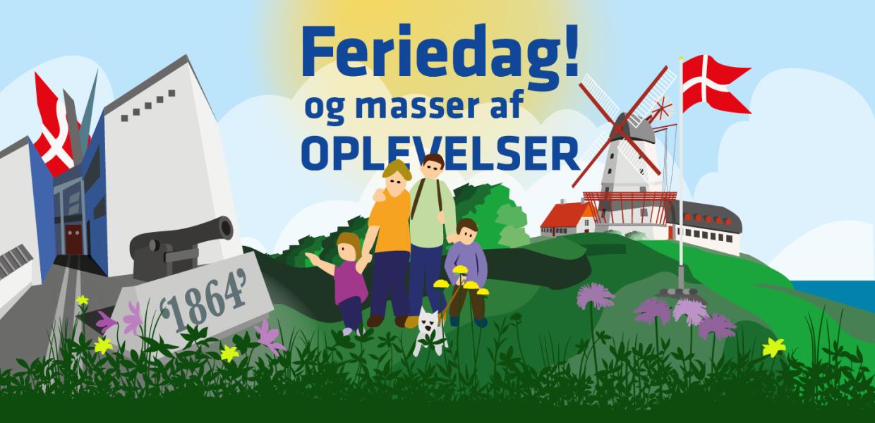 Feriedag og masser af oplevelser på Historiecenter Dybbøl Banke