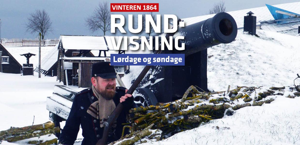 Vinter rundvising Historiecenter Dybbøl banke