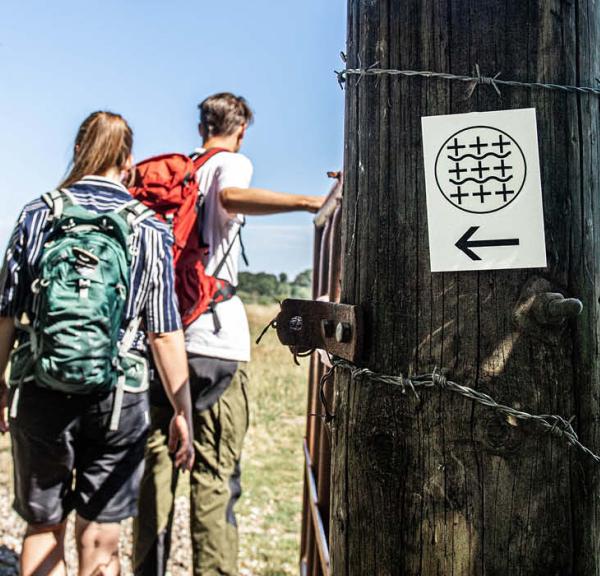 To vandrer der vandre på Camino Haderslev Næs