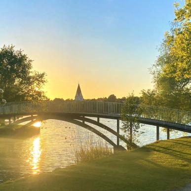 Broen i Haderslev Dampark