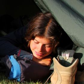 Camping i telt