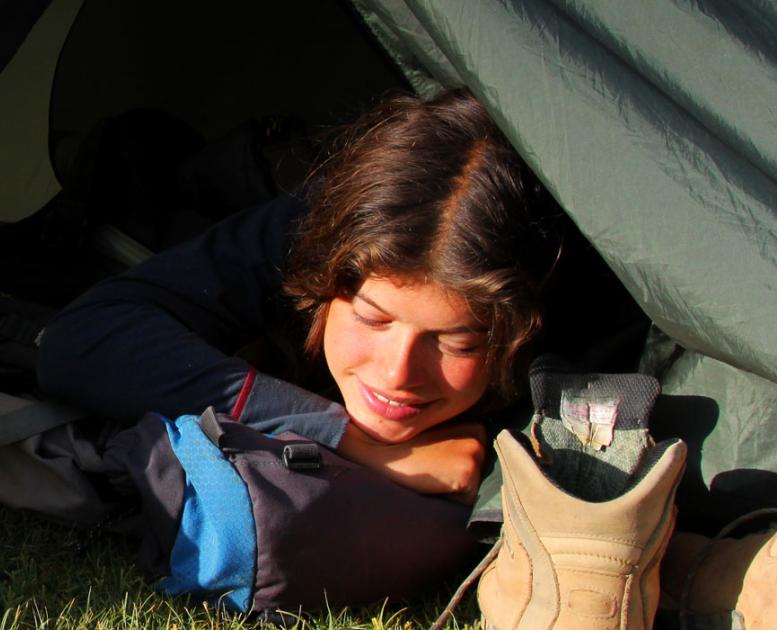 Camping i telt
